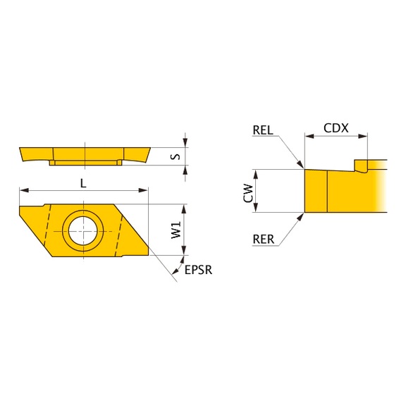 CTBT20160V5RN-B VP15TF MITSUBISHI, WSP, Drehen, beschichtet - CTBT, Wendeschneidplatte, Kleinteilefertigung