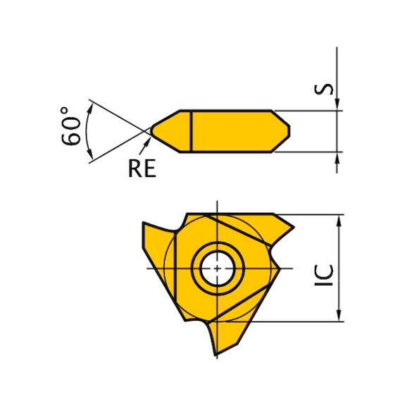 MTTL436003 NX2525 MITSUBISHI, WSP, Gewindeschneiden, CERMET - MTT, Wendeschneidplatte, Gewindedrehen