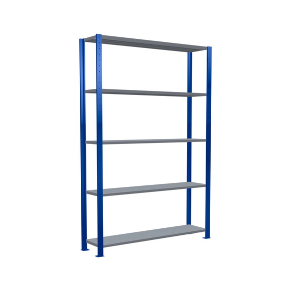 SCHULTE Basic shelving Steck MULTIplus250 /5 shelves 2000x1300x300 No. 12930-130-B - Shelving (workshop)