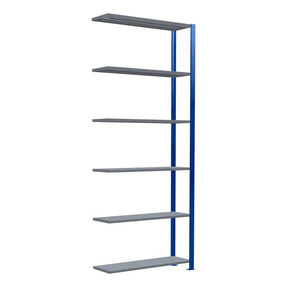 SCHULTE add-on rack Steck MULTIplus250 galvanized/6 shelves 2500x1000x300 No. 12936-B - Shelving (workshop)
