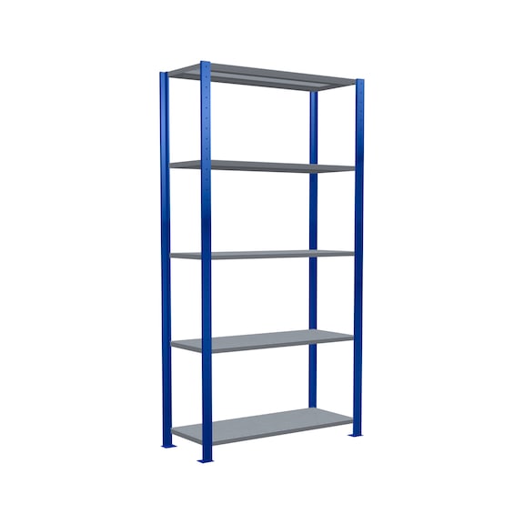 SCHULTE basic shelving Steck MULTIplus250 galvanized/5 shelves 2000x1000x400 No. 12940-B - Shelving (workshop)