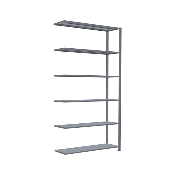 SCHULTE add-on shelving Steck MULTIplus250 6 shelves 2500x1300x400 No. 12946-130 - Shelving (workshop)