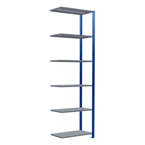 SCHULTE add-on shelving Steck MULTIplus250 /6 shelves 2500x750x400 No 12946-75-B - Shelving (workshop)