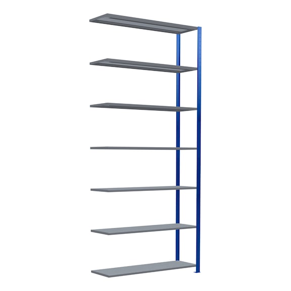 SCHULTE add-on shelving Steck MULTIplus250 /7 shelves 3000x1300x400 No. 12947-130-B - Shelving (workshop)