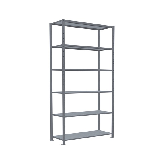 SCHULTE Basic shelving Steck MULTIplus250 6 shelves 2500x1300x500 No. 12951-130 - Shelving (workshop)