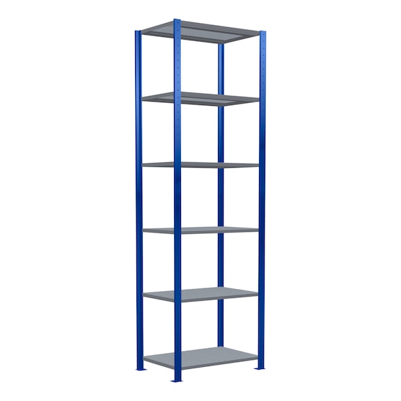 SCHULTE Grundregal Steck MULTIplus250 /6 Böden 2500x750x500 Nr. 12951-75-B - Regal (Werkstatt)