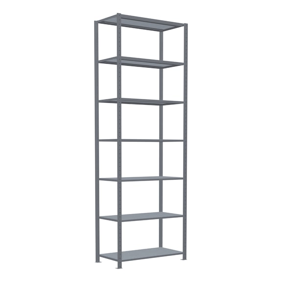 SCHULTE basic shelving Steck MULTIplus250 galvanized 7 shelves 3000x1000x500 No. 12952 - Shelving (workshop)
