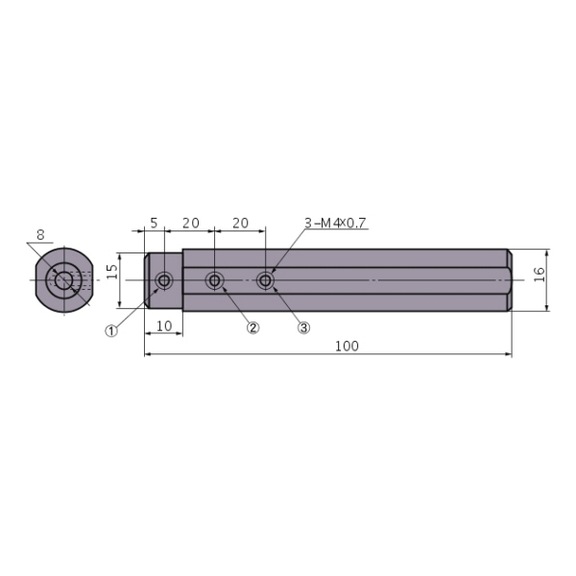 RBH1680N MITSUBISHI, Innendrehhalter - RBH, Innendrehhalter, Kleinteilefertigung