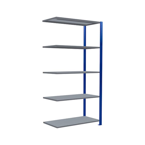 SCHULTE add-on shelving Steck MULTIplus250 galvanized/5 shelves 2000x1000x500 No. 12955-B - Shelving (workshop)