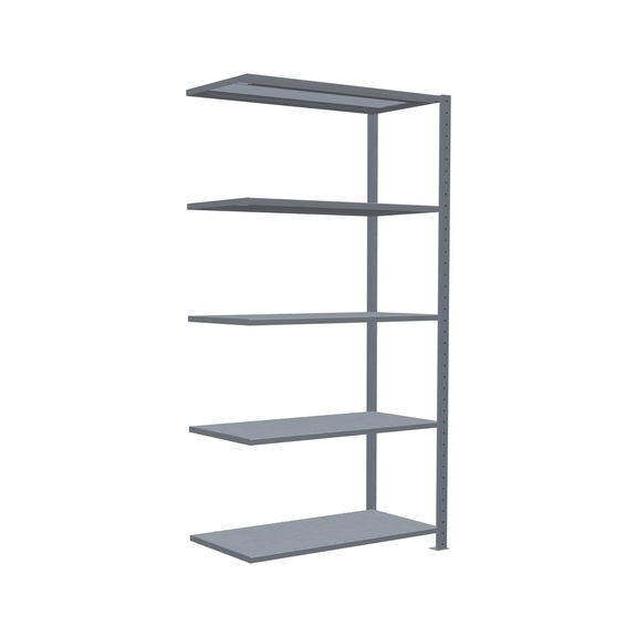 SCHULTE add-on shelving Steck MULTIplus250 galvanized 5 shelves 2000x1000x500 No. 12955 - Shelving (workshop)