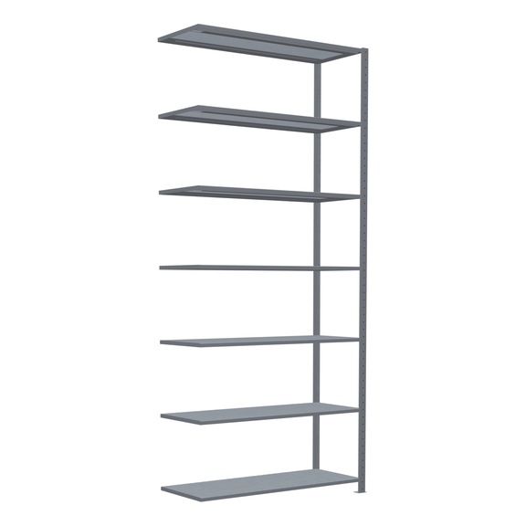 SCHULTE add-on shelving Steck MULTIplus250 7 shelves 3000x1300x500 No. 12957-130 - Shelving (workshop)