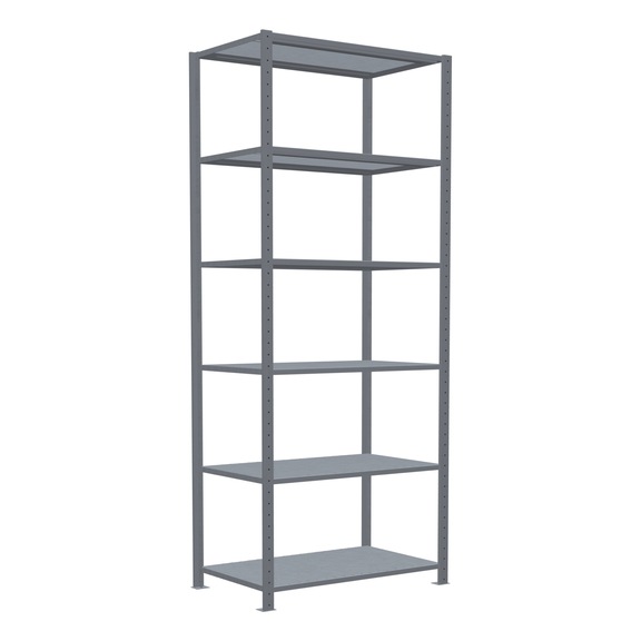 SCHULTE Grundregal Steck MULTIplus250 verzinkt 6 Böden 2500x1000x600 Nr. 12961 - Regal (Werkstatt)