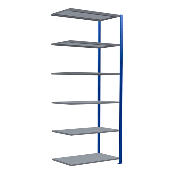 SCHULTE add-on shelf Steck MULTIplus250 galvanized/6 shelves 2500x1000x600 No. 12966-B - Shelving (workshop)