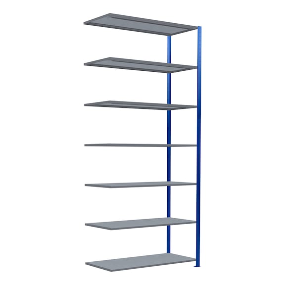 SCHULTE add-on shelving Steck MULTIplus250 /7 shelves 3000x1300x600 No. 12967-130-B - Shelving (workshop)