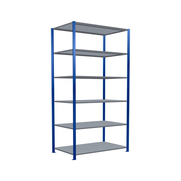 SCHULTE Grundregal Steck MULTIplus250 /6 Böden 2500x1300x800 Nr. 12981-130-B - Regal (Werkstatt)