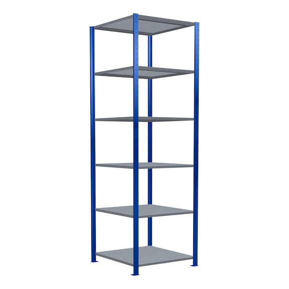 SCHULTE Grundregal Steck MULTIplus250 /6 Böden 2500x750x800 Nr. 12981-75-B - Regal (Werkstatt)