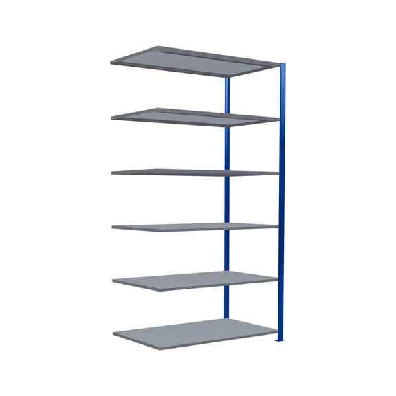 SCHULTE add-on shelving Steck MULTIplus250 /6 shelves 2500x1300x800 No. 12986-130-B - Shelving (workshop)