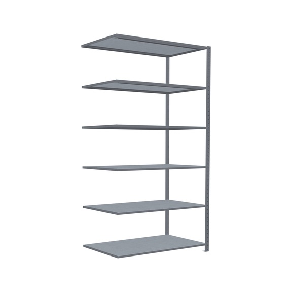 SCHULTE add-on shelving Steck MULTIplus250 6 shelves 2500x1300x800 No. 12986-130 - Shelving (workshop)