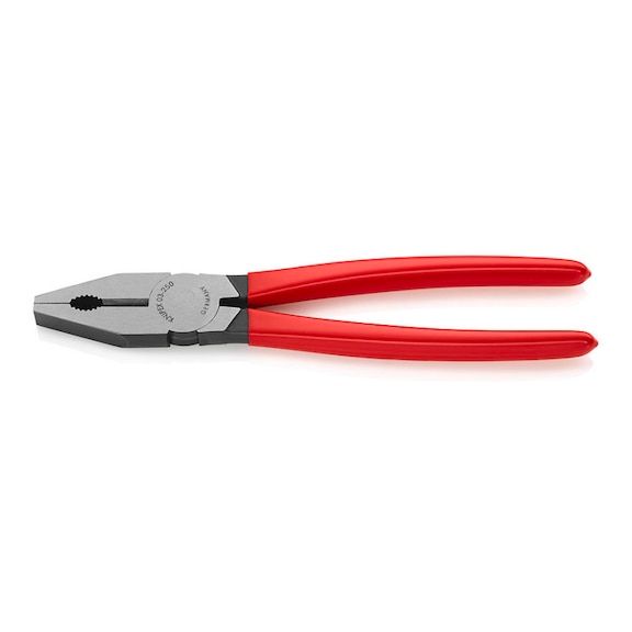 KNIPEX Kombizange schwarz atramentiert mit Kunststoff 250 mm Artikel 03 01 250 - Kombizange