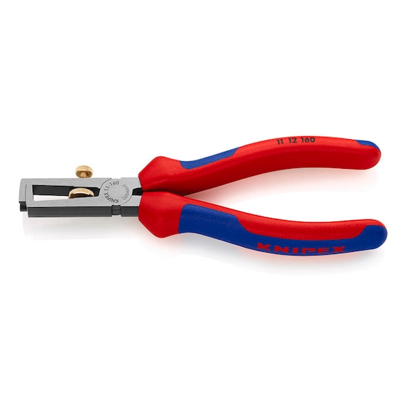 KNIPEX Wire strippers black atramentized 160 mm Article 11 12 160 - Wire stripper
