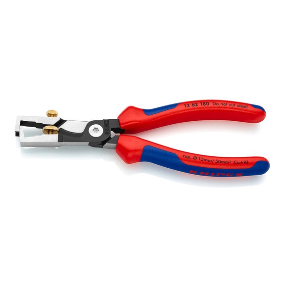 KNIPEX StriX wire strippers black atramentized 180 mm Article 13 62 180 - Wire stripper