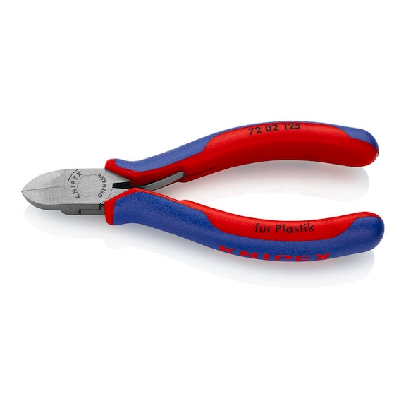 KNIPEX Diagonal cutters for plastic 125 mm Article 72 02 125 - Side cutter