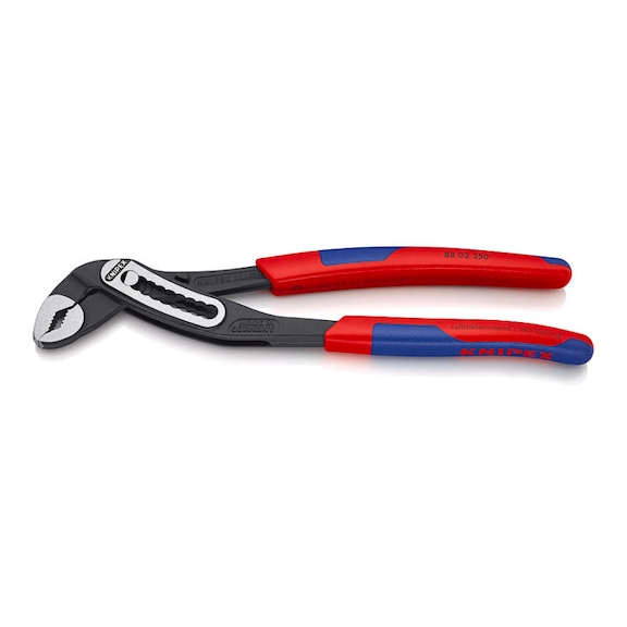 KNIPEX Alligator Wasserpumpenzange mit schlanken Hüllen 250 mm Artikel 88 02 250 - Wasserpumpenzange
