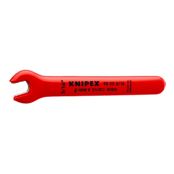 KNIPEX Maulschlüssel VDE 5/16" Länge 108 mm - Combination wrench