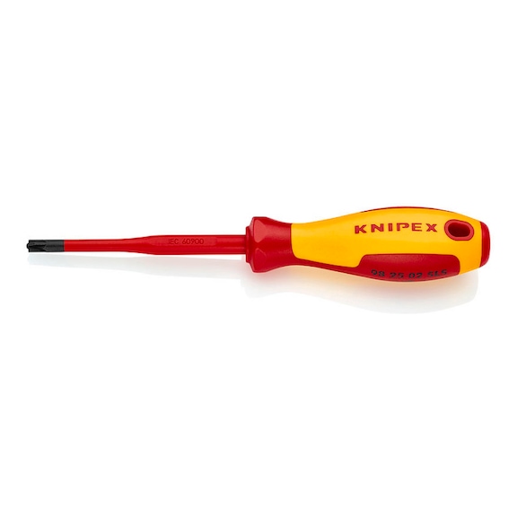 KNIPEX Screwdriver Plus-Minus PZ SLIM VDE 212 mm Article 98 25 02 SLS - Socket wrench