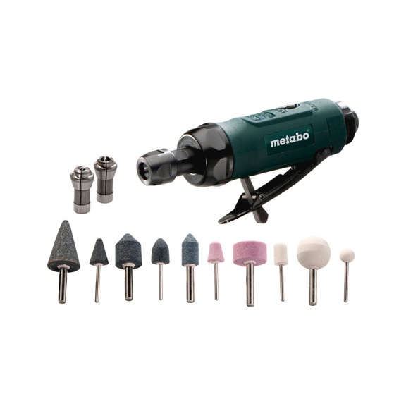 METABO Pneumatic straight grinder DG 25 Set 604116500 - Angle grinder (compressed air)