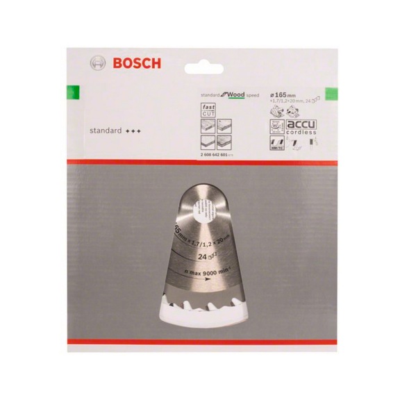 BOSCH circular saw blade Speedline Wood 1165x20x24 teeth. 2608642601 - Circular saw blade (machines)
