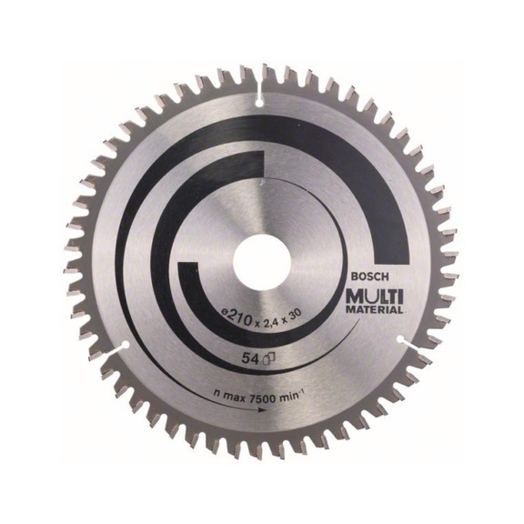 BOSCH Circular saw blade Multi Material 210 x 30 x 2.4 mm 54 2608640511 - Circular saw blade (machines)
