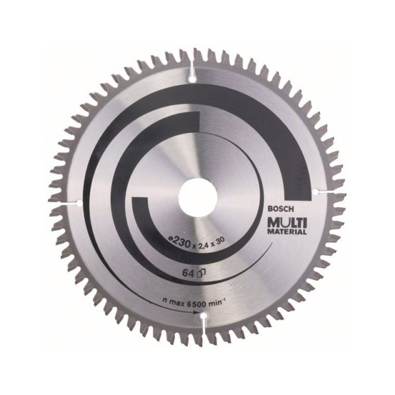 BOSCH Circular saw blade Multi Material 230 x 30 x 2.4 mm 64 2608640513 - Circular saw blade (machines)