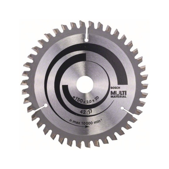 BOSCH Circular saw blade Multi Material 150 x 20/16 x 2 mm 42 2608640501 - Circular saw blade (machines)