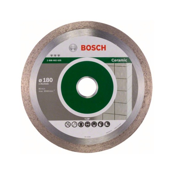 BOSCH Diamond cutting blade Best for Ceramic 180 x 25.40 x 2.2 x 10 mm 2608602635 - Diamond cutting disk