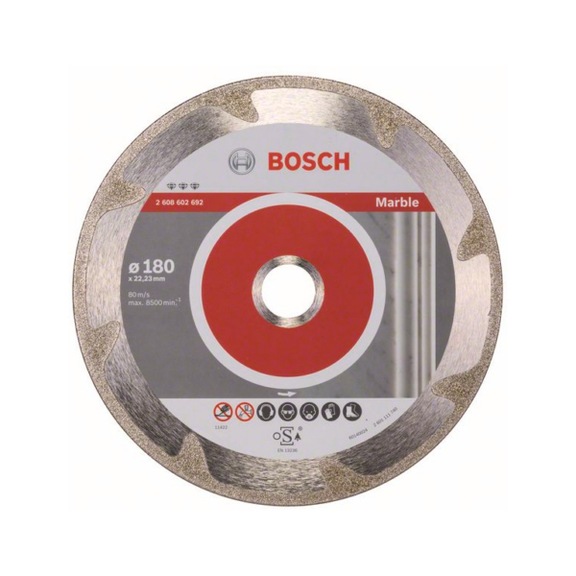 BOSCH Diamanttrennscheibe Best for Marble 180 x 22,23 x 2,2 x 3 mm 2608602692 - Diamant-Trennscheibe