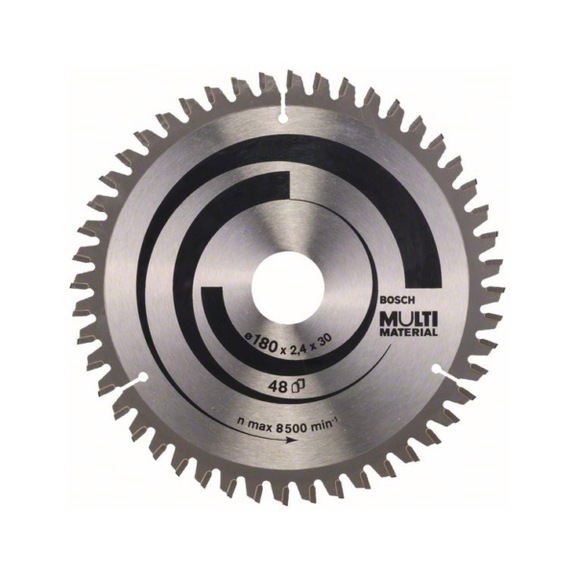 BOSCH Circular saw blade Multi Material 180 x 30/20 x 2.4 mm 48 2608640507 - Circular saw blade (machines)