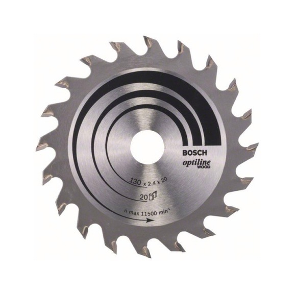BOSCH Circular saw blade Optiline Wood 130x20/16x2.4 mm 20 2608640582 - Circular saw blade (machines)