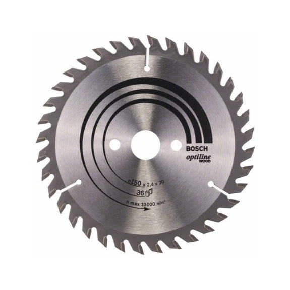 BOSCH Circular saw blade Optiline Wood 150x20/16x2.4 mm 36 2608640593 - Circular saw blade (machines)
