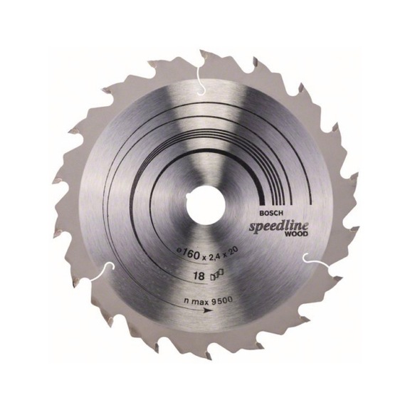 BOSCH Circular saw blade Speedline Wood 160 x 20 x 2.2 mm 18 2608640787 - Circular saw blade (machines)