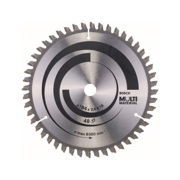 BOSCH Circular saw blade Multi Material 184 x 16 x 2.4 mm 48 2608640815 - Circular saw blade (machines)