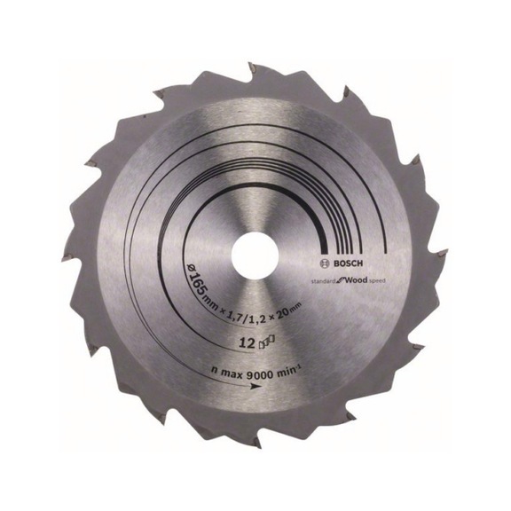 BOSCH Circular saw blade Speedline Wood 165x20/16x1.7 mm. 2608642600 - Circular saw blade (machines)