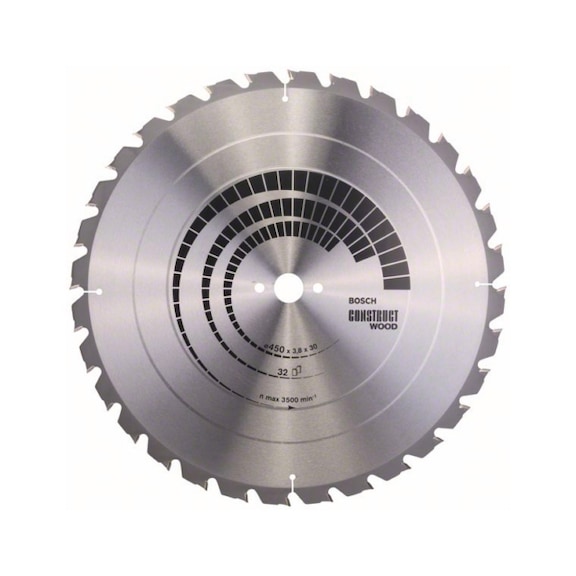 BOSCH Circular saw blade Construct Wood 450 x 30 x 3.8 mm 32 2608640694 - Circular saw blade (machines)