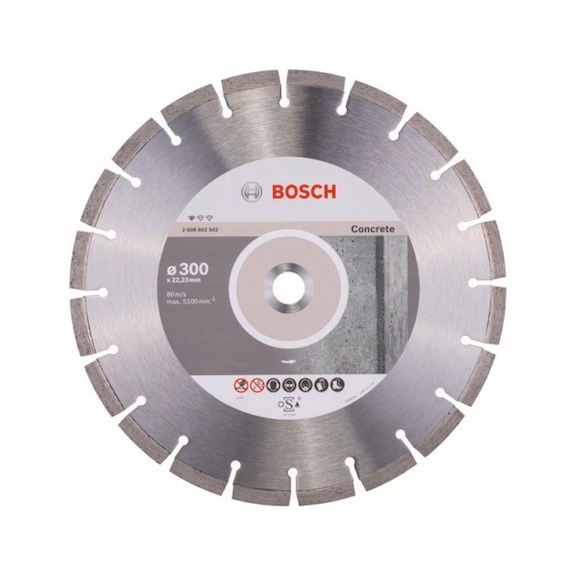 BOSCH Diamond cutting blade Standard for Concrete 300x22.23x3.1x10 mm 2608602542 - Diamond cutting disk