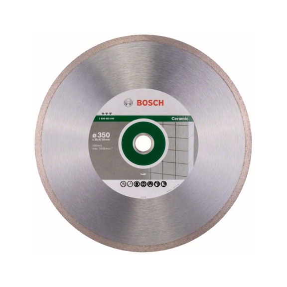 BOSCH Diamond cutting blade Best for Ceramic 350 x 30/25.40 x 3 x 10 mm 2608602640 - Diamond cutting disk