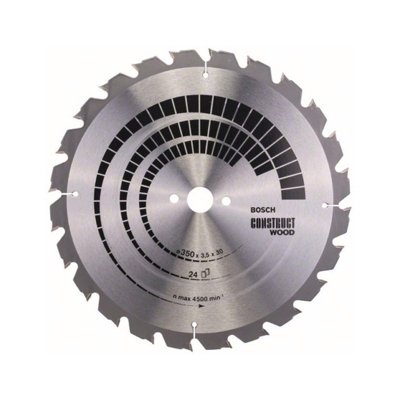 BOSCH Circular saw blade Construct Wood 350 x 30 x 3.5 mm 24 2608640692 - Circular saw blade (machines)
