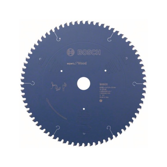 BOSCH Circular saw blade Expert for Wood 300 x 30 x 2.4 mm 72 2608642499 - Circular saw blade (machines)