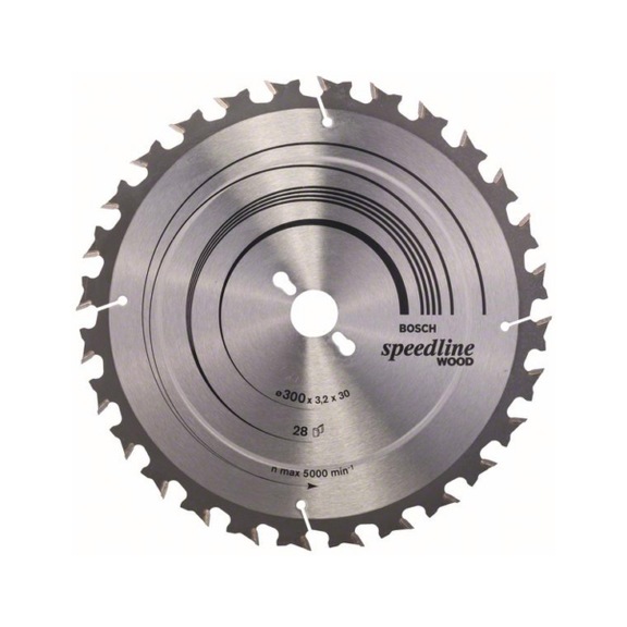 BOSCH Circular saw blade Speedline Wood 300 x 30 x 3.2 mm 28 2608640681 - Circular saw blade (machines)