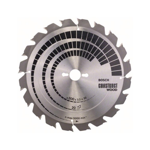 BOSCH Circular saw blade Construct Wood 300 x 30 x 3.2 mm 20 2608640690 - Circular saw blade (machines)