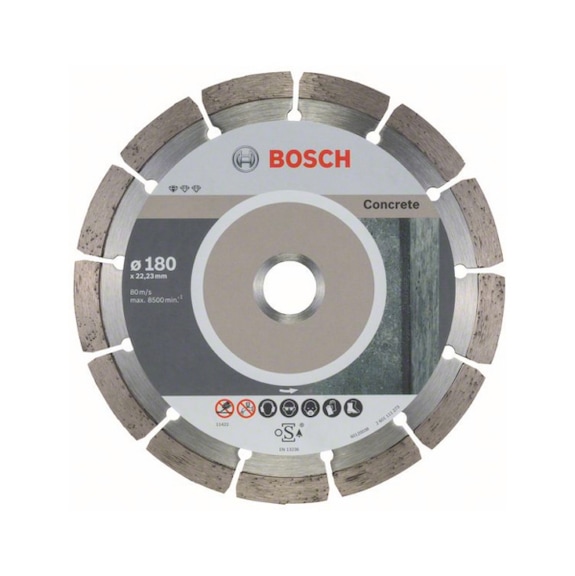 BOSCH Diamond cutting blade Concrete 180x22,23x2x10mm 10-pack 2608603242 - Diamond cutting disk